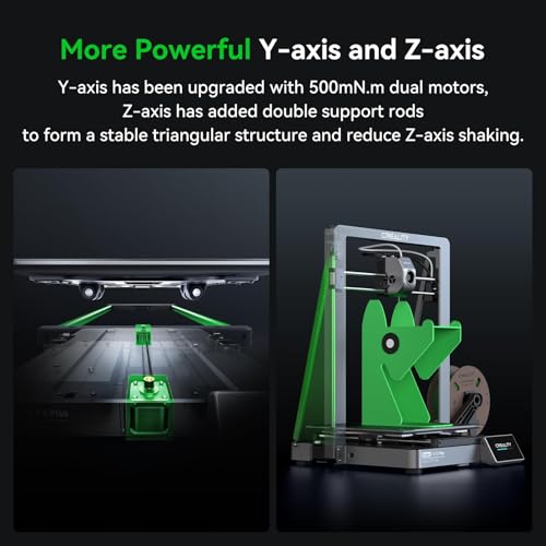 3D Printer, 600mm/s High-Speed with AI Camera and Silent Mode K204