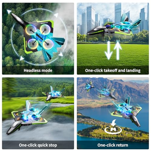 RC Plane with Camera, Foam Remote Control Drone for Kids and Adults V58020