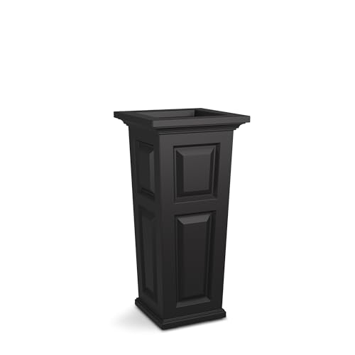 Nantucket Planter, 16x16, Black A8431