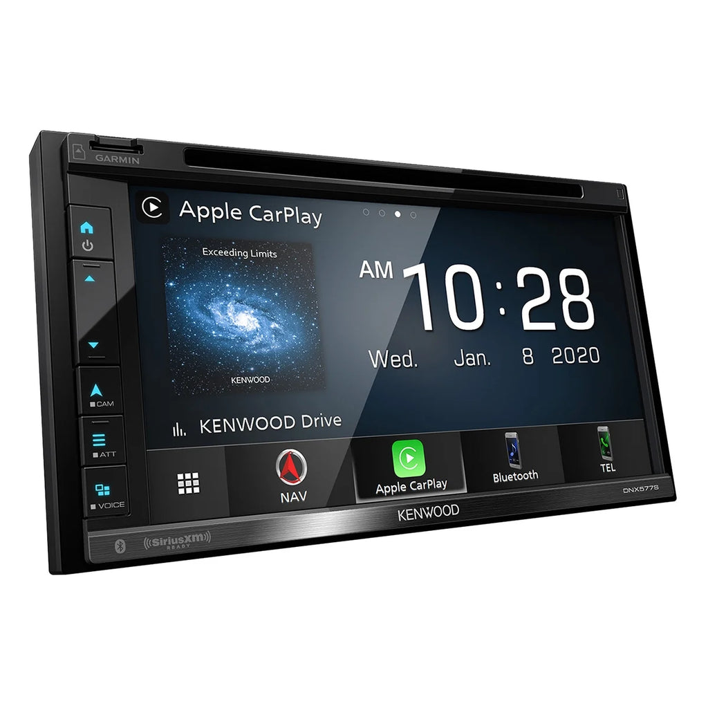 6.8-inch Double-Din Navigation DVD Receiver with Bluetooth and Android Auto V558