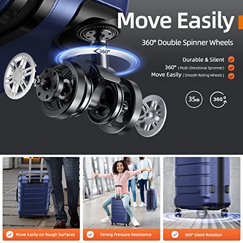 Expandable Luggage Set with TSA Lock A418040