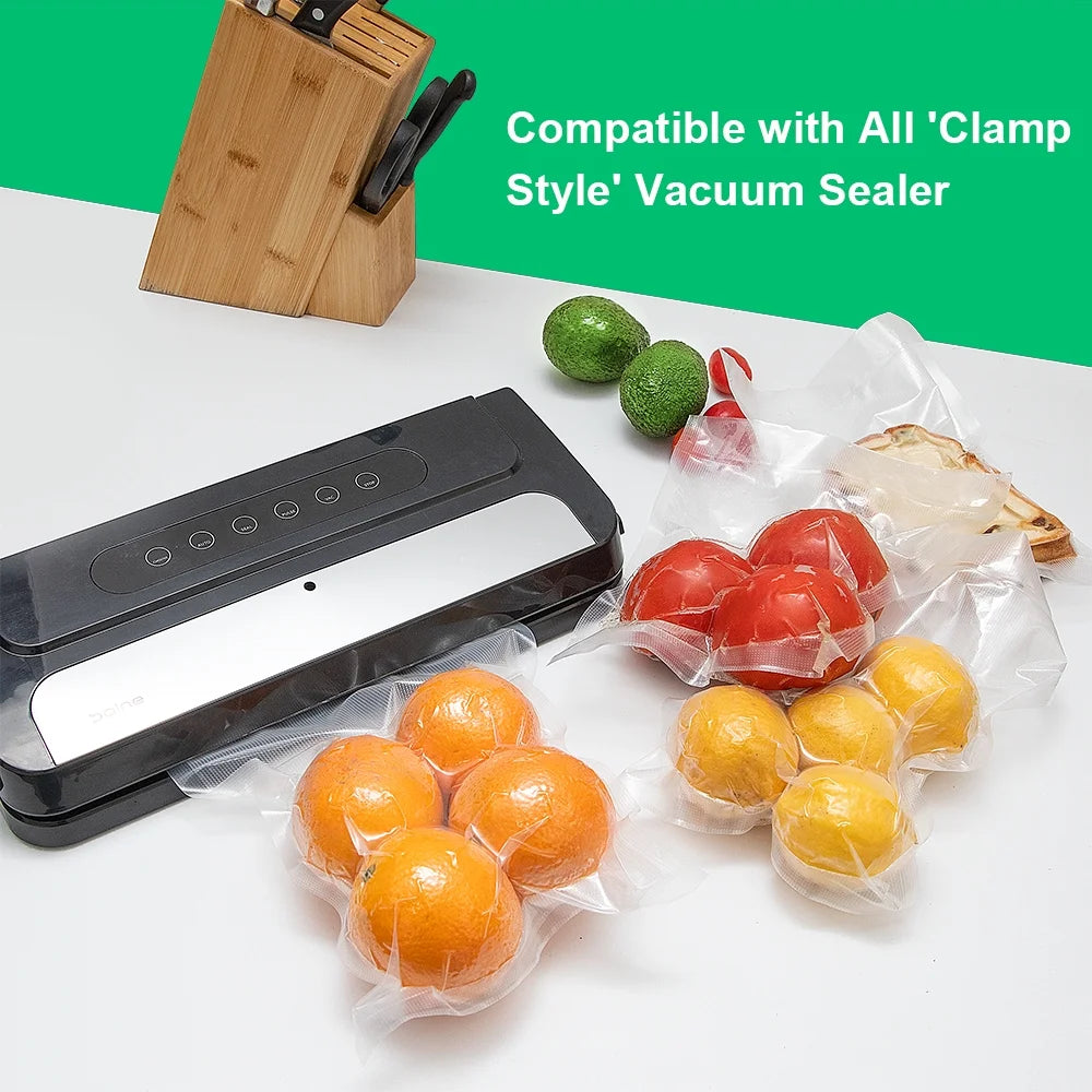 8 Pack Vacuum Sealer Rolls, 8x20 and 11x20 Inches L39362