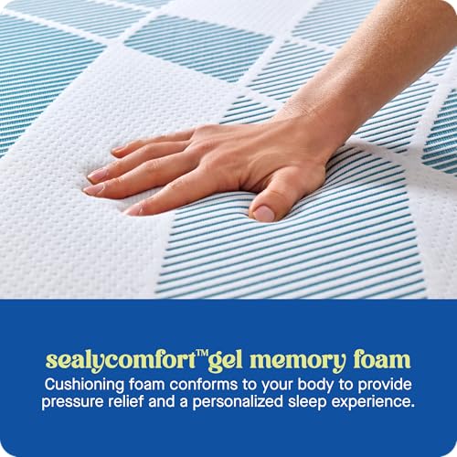Hybrid Mattress-in-a-Box, Queen, Gel Memory Foam E336522