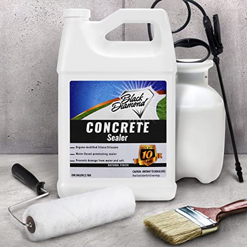 Concrete Sealer Clear Penetrating Waterproofing Spray for Driveways, Patios, Brick, Stone T80034