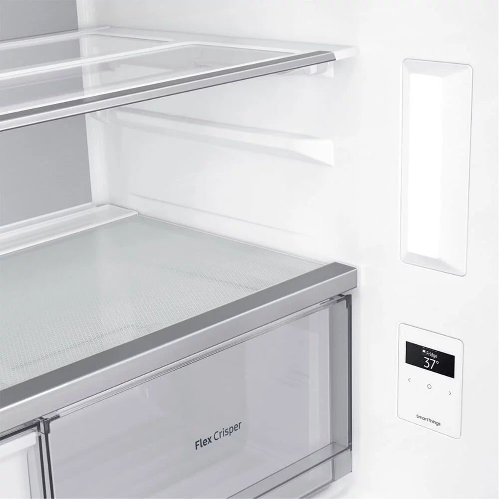 French Door Freestanding Refrigerator Black Stainless Steel N6196