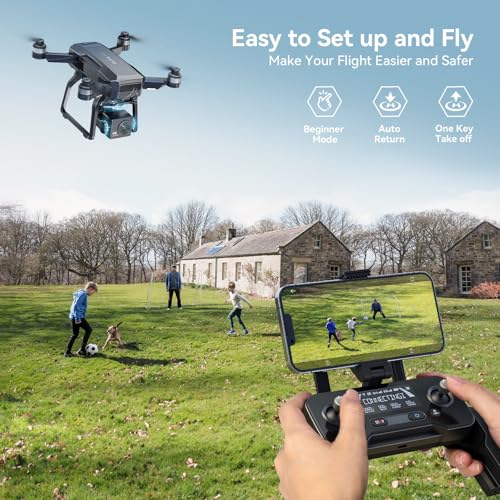 Drone with 6K UHD Camera and 3-Axis Gimbal, GPS Smart Control, 70Mins Flight Time N1810