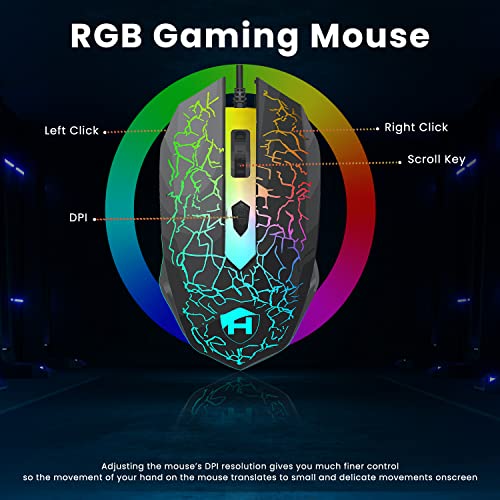 Gaming Desktop PC with Intel Core i7, 16GB RAM, 512GB SSD, 24 Inch Monitor, Keyboard Mouse and Headset T887577