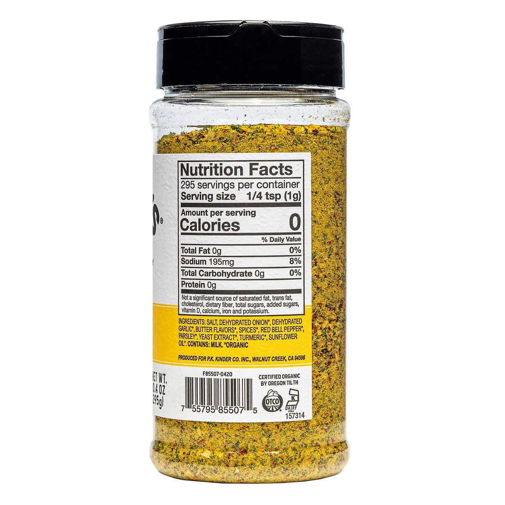 Organic Buttery Steakhouse Seasoning Rub, 10.4 oz (3 Packs) D58808