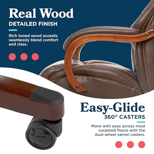 Executive Office Chair with Lumbar Support and Memory Foam Cushion T501837