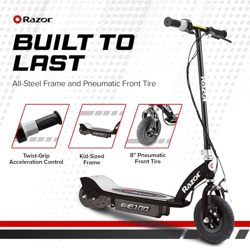 Electric Kick Scooter for Kids with 8 Inch Pneumatic Tires I33463