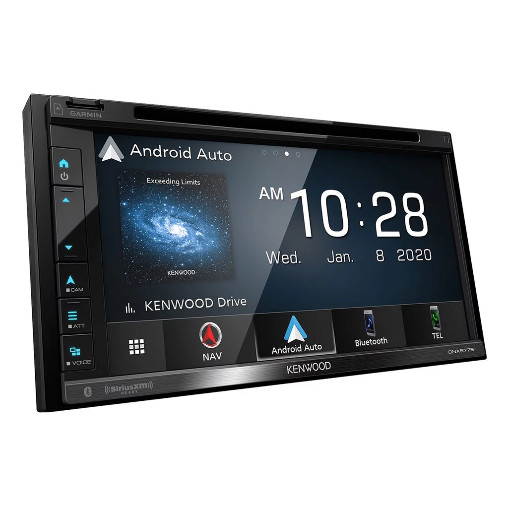 6.8-inch Double-Din Navigation DVD Receiver with Bluetooth and Android Auto V558