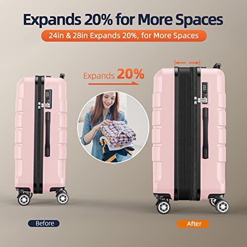 Expandable Luggage Set with TSA Lock A418040