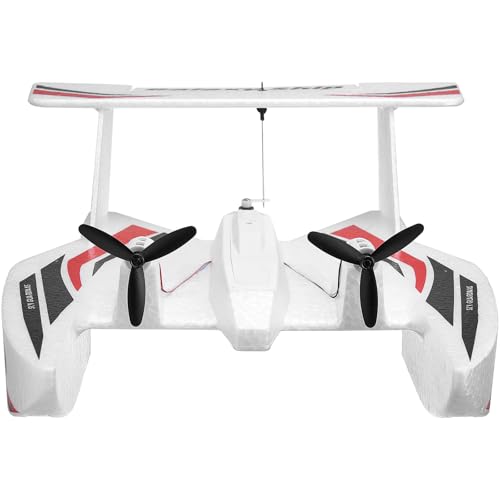 RC Airplane, 2.4GHz 2 Channel Remote Control Aircraft with 6-Axis Gyro, Red J366