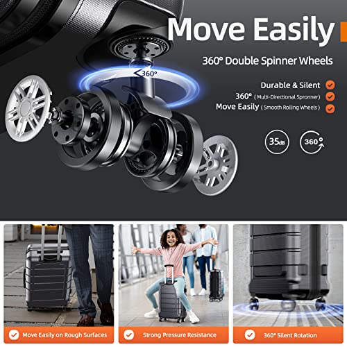 Expandable Luggage Set with TSA Lock A418040