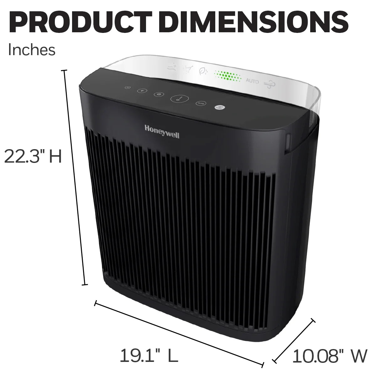 HEPA Air Purifier for Allergens, Smoke, Pollen, Dust W40647