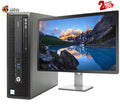 Restored HP Prodesk 600 G2 SFF Desktop Computer Core i56th, 16GB Ram, 1TB HDD, New 24"LCD, Keyboard & Mouse, WiFi, Bluetooth, Win10 Pro (Refurbished)
