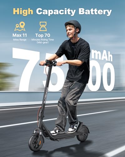 Electric Scooter with Front Suspension, 8.5" Solid Tires, 300W Motor B94076