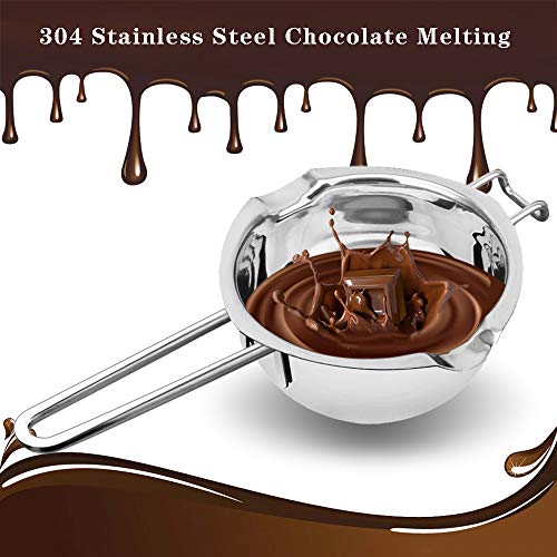 Double Boiler Pot Set for Melting Chocolate, Butter, Cheese, Caramel and Candy T293812