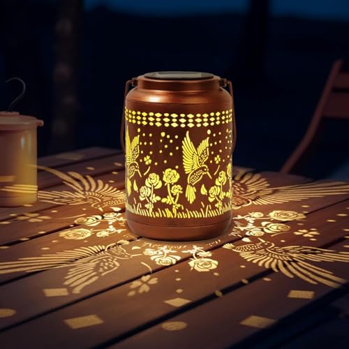 Solar Lanterns Outdoor Turtle Garden Decor Waterproof Hanging Light L4405