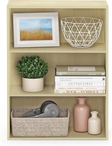 3-Tier Open Shelf Bookcase, Americano E787305