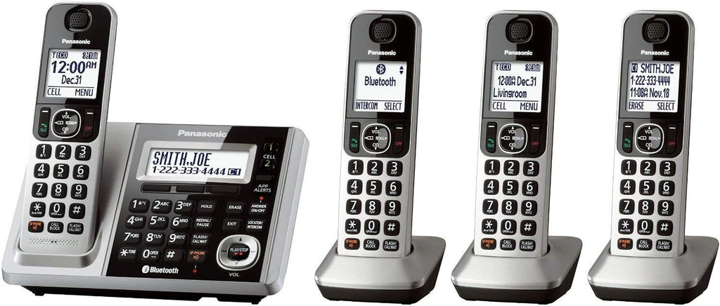 DECT 4-Handset Landline Telephone (Renewed) Z270