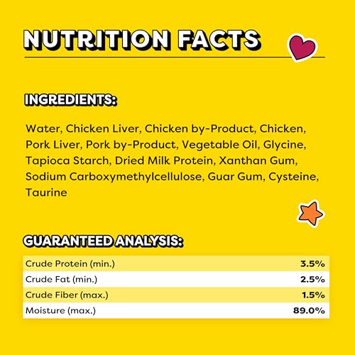 Creamy Puree Lickable Cat Treats, 0.42 oz Tubes, 48 Count Y26330