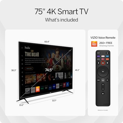 50-Inch 4K UHD LED Smart TV with Voice Remote, Dolby Vision, HDR10+ M849380