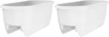 Apollo Exports International 24" Dual Deck Railing Planter, White (Set of 2)