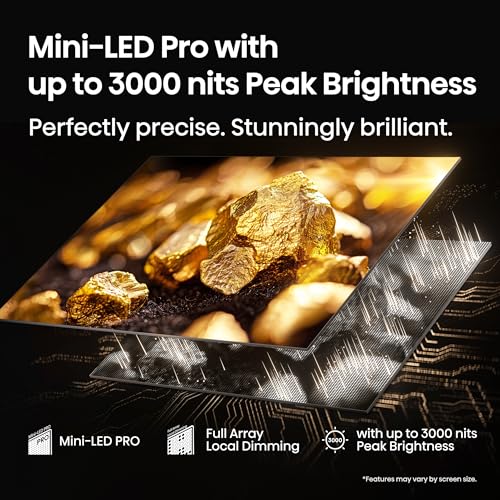 85" Mini-LED 4K UHD Smart TV, QLED, 165Hz, HDR10+, Dolby Vision IQ S679