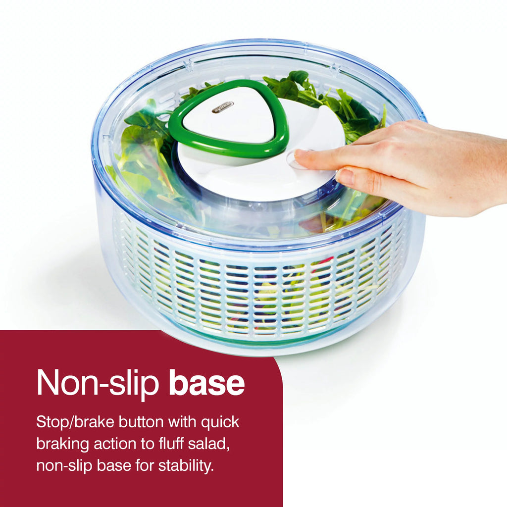Salad Spinner with Lid Handle, Large, Green X9556