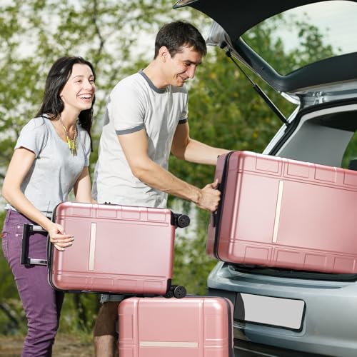 Luggage Expandable 3 Piece Set Suitcase with TSA Lock Spinner Wheels 20/24/28in S545211
