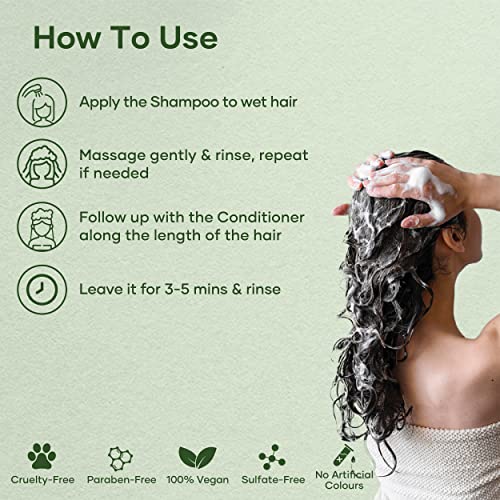 Tea Tree Shampoo and Conditioner Set for Itchy Dry Scalp, Sulfate Free W1398