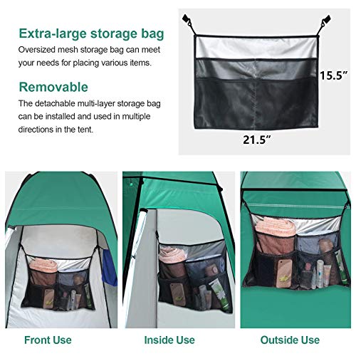 Pop-Up Privacy Tent for Camping Outdoor Portable Toilet Bathroom Changing Room A21059