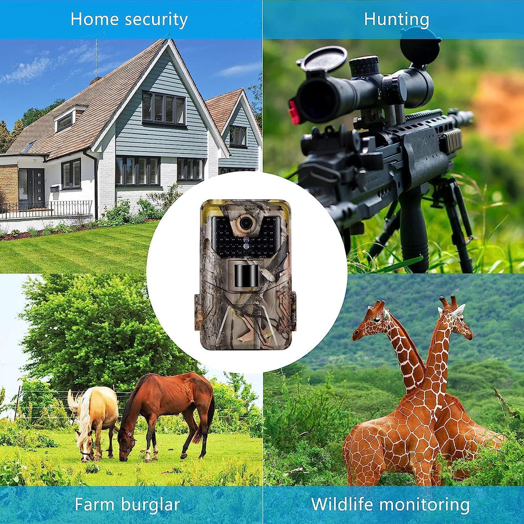 Trail Camera with Night Vision, Motion Activated, Waterproof B4862