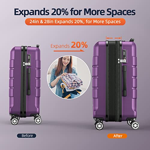 Expandable Luggage Set with TSA Lock A418040