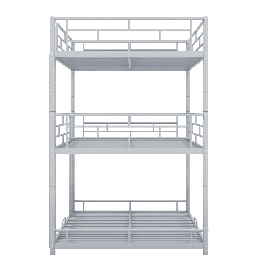 Triple Bunk Bed with Metal Frame G477367