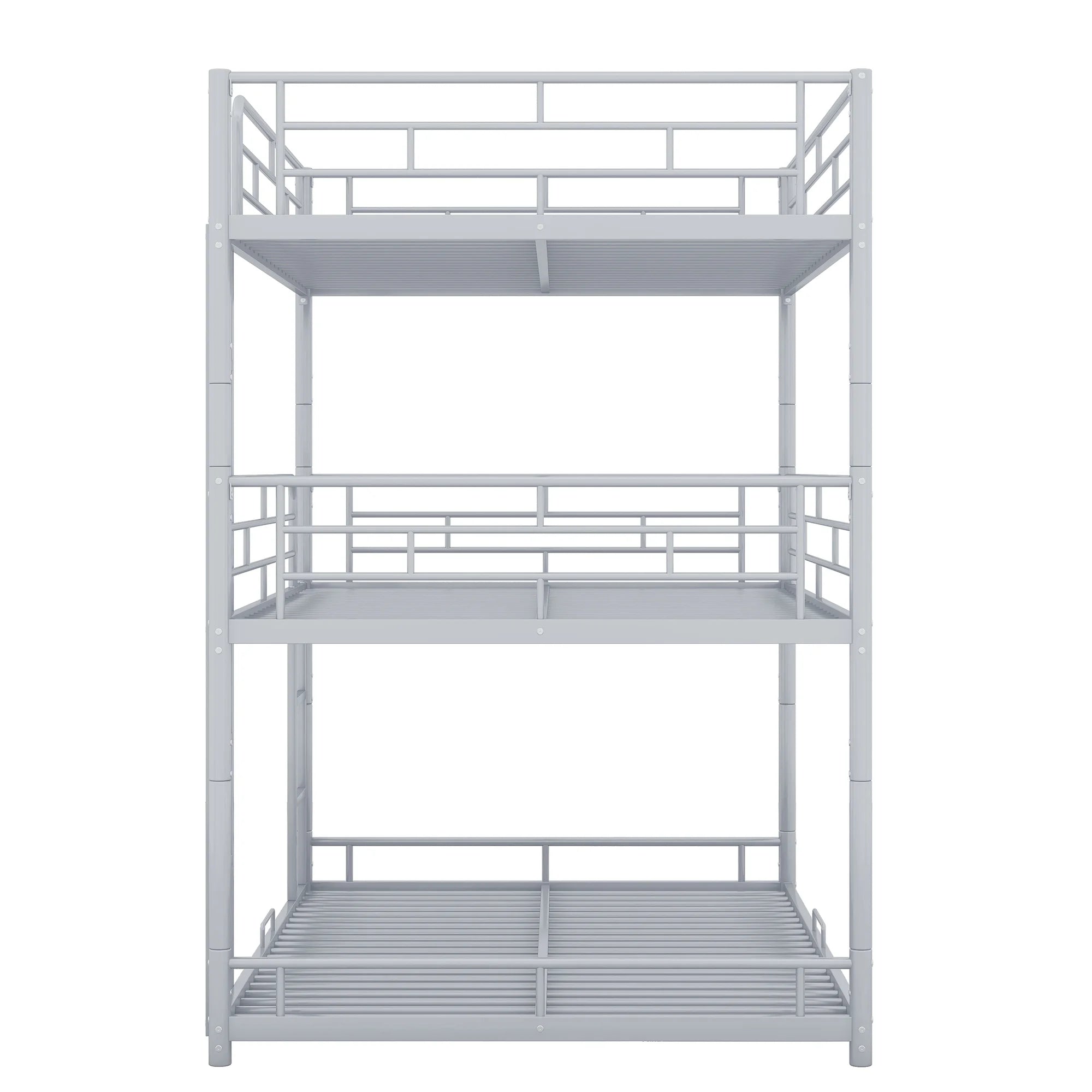 Triple Bunk Bed with Metal Frame G477367