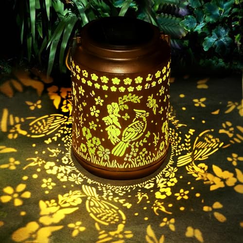 Solar Lanterns Outdoor Turtle Garden Decor Waterproof Hanging Light L4405
