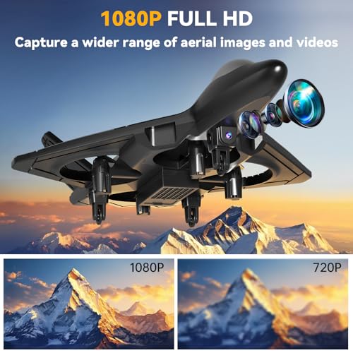 RC Plane with Camera, Foam Remote Control Drone for Kids and Adults V58020