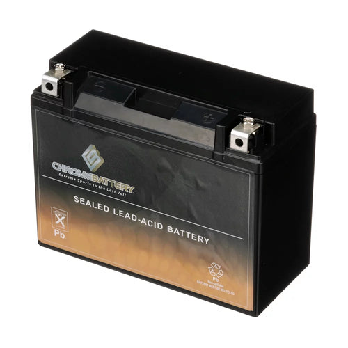 Chrome Battery Y50-N18L-A3 (50-N18L-A3 12 Volt,20 Ah, 260 CCA) Snowmobile Battery for Arctic Cat King Cat 900 2006