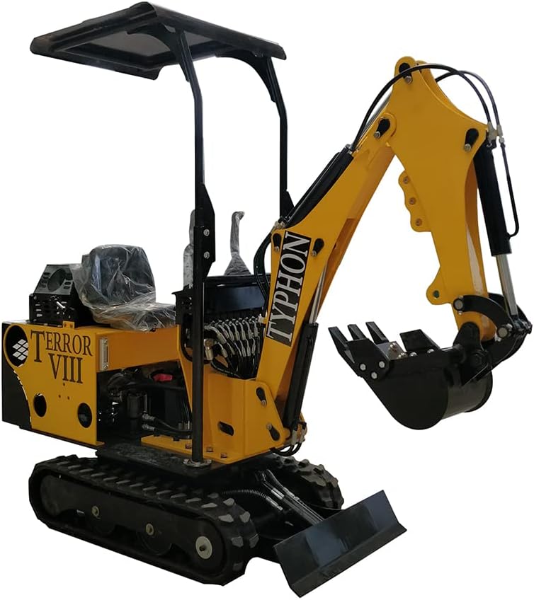 Mini Excavator Gas Engine Crawler for Construction, Farms, Roads, Parks, Orchards, Gardens, Digging Trenches, Fertilizing, Weeding G377923