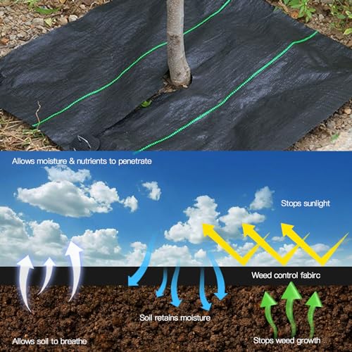 Weed Barrier Landscape Fabric Ground Cover 4ft x 100ft W2274