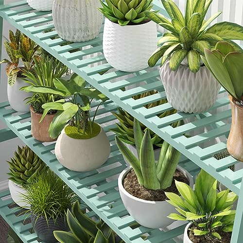 Wood Plant Stand Ladder Flower Pot Display Rack E67085