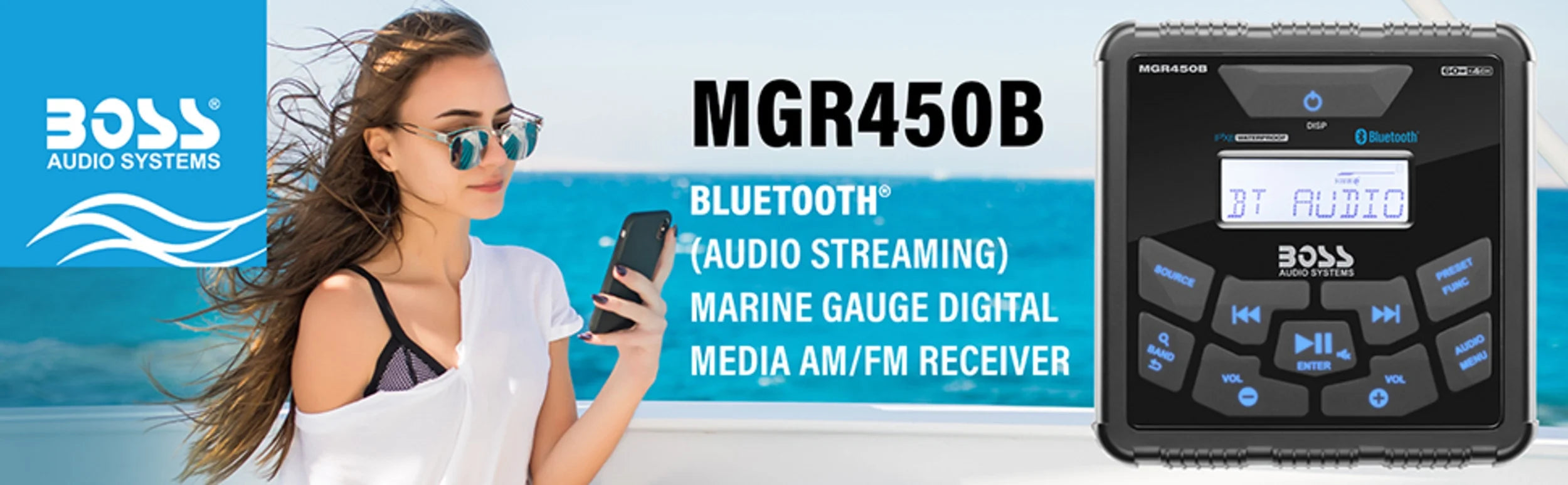 Marine Bluetooth MP3 Radio Stereo Receiver K9959