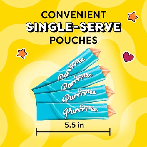 Creamy Puree Lickable Cat Treats, 0.42 oz Tubes, 48 Count Y26330