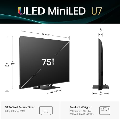85" Mini-LED 4K UHD Smart TV, QLED, 165Hz, HDR10+, Dolby Vision IQ S679