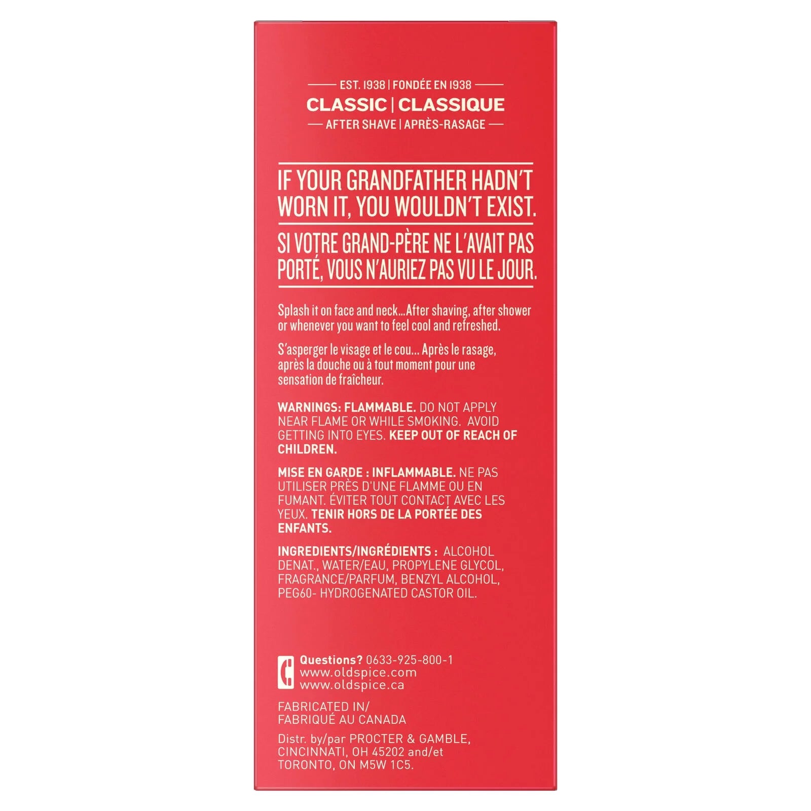 Aftershave 4 Pack, 6.37 oz X8102