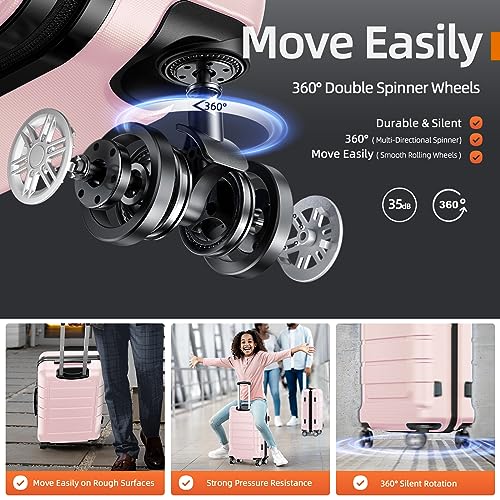Expandable Luggage Set with TSA Lock A418040