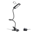 LED Desk Lamp with Clamp, Dimmable, Flexible Gooseneck V37343