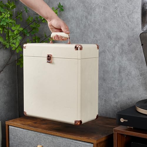 Vinyl Record Storage and Carrying Case, Holds 30 Albums H2930